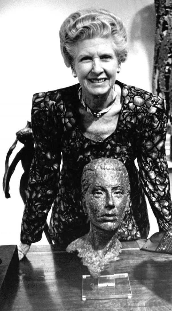 Ann Washburn and her portrait