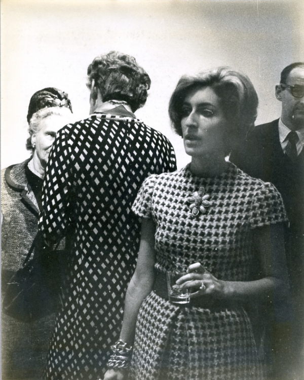 Marjorie Reed at the November 7, 1965, opening of the show at th
